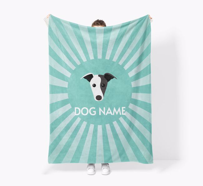 'Spotlight' - Personalized {breedFullName} Blanket: Premium Sherpa Fleece